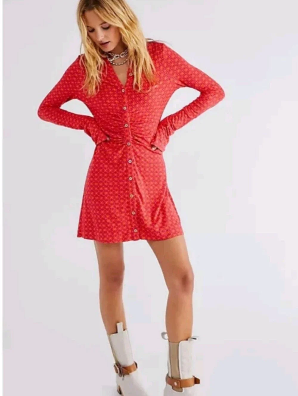 Free People Shayla Mini Dress Size M